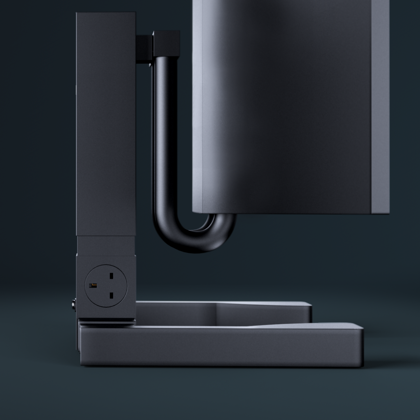 Side view of dubbel mute