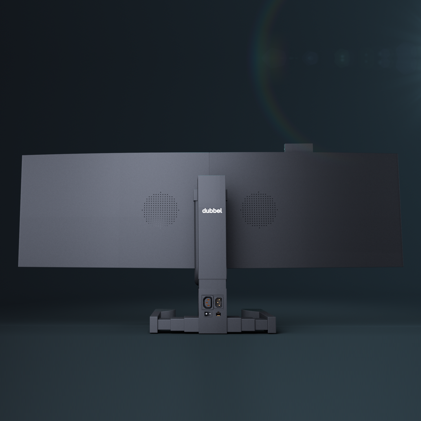 View of the back of dubbel